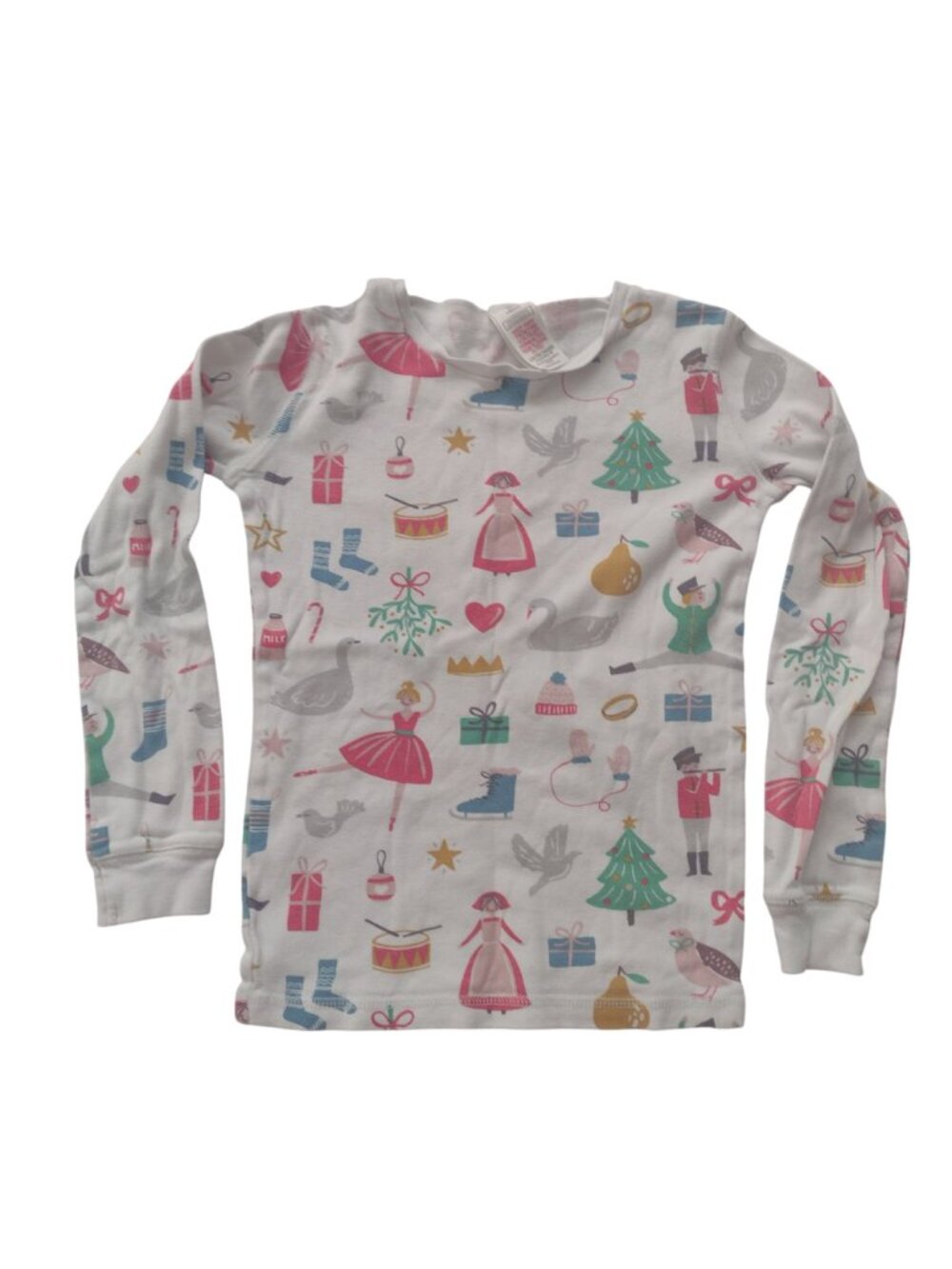Mini Boden Nutcracker Print Pajamas 10 Christmas Ballet Cotton Long John PJs 140 - Picture 3 of 8